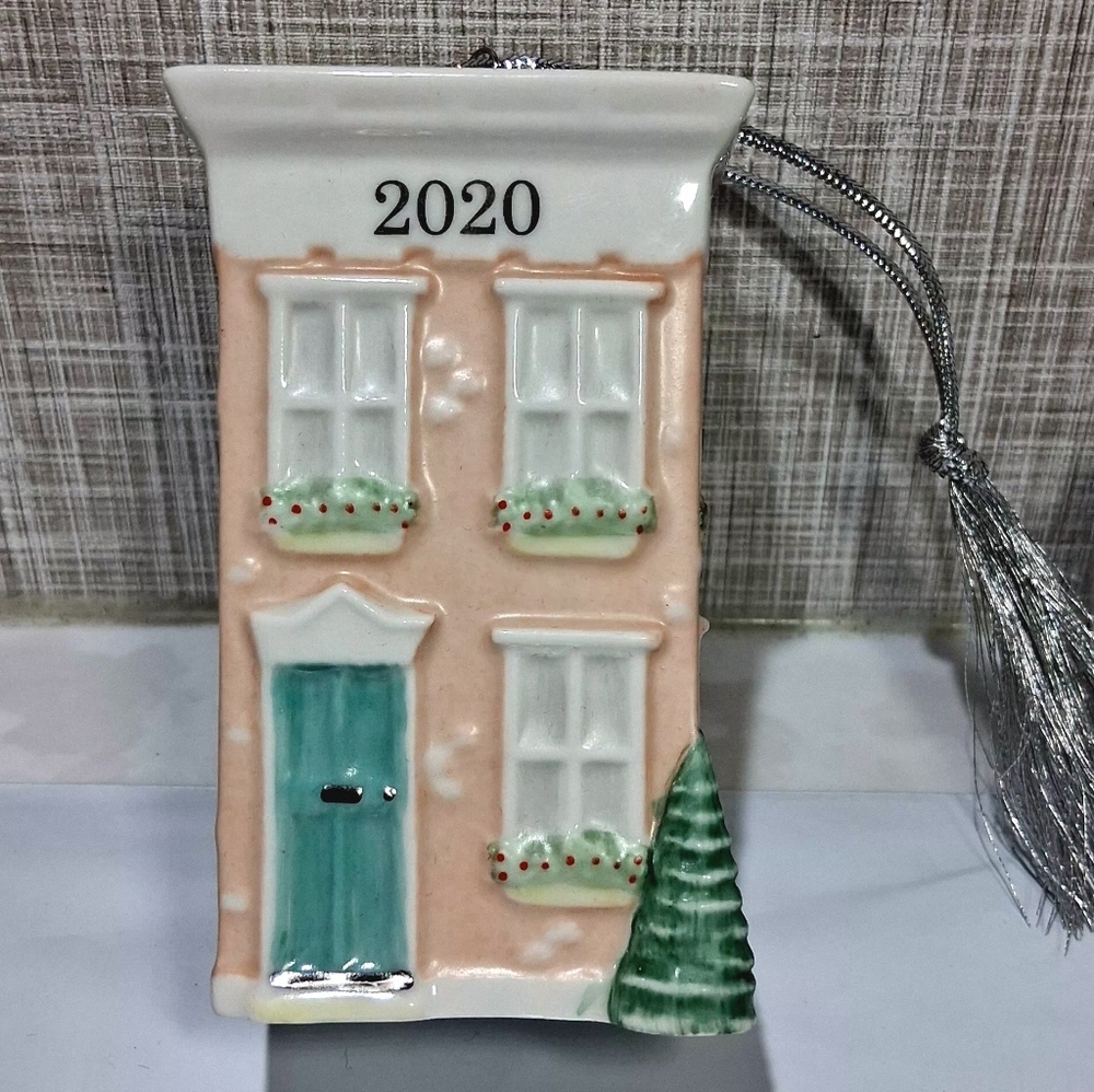 LENOX ORNAMENT Home  with You 2020 Porcelain Christmas BRAND-NEW w/tags - Picture 5 of 14